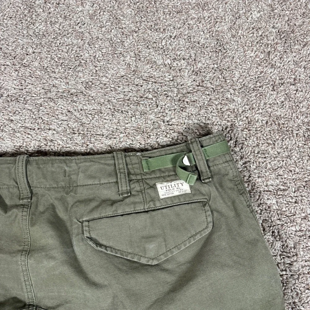 Polo Ralph Lauren Surplus Div Slim Fit Cargo Pants Olive Green Mens 38x32